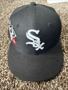 Chicago White Sox Kids Black Baseball Cap